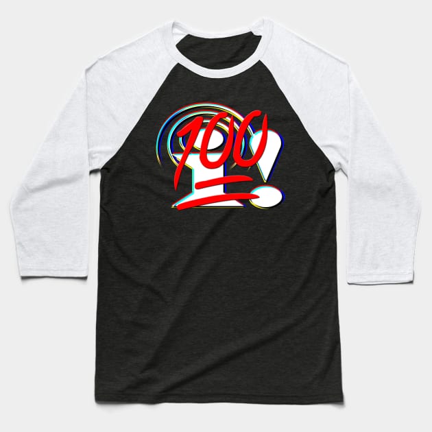 Indoob 100 Baseball T-Shirt by tsterling